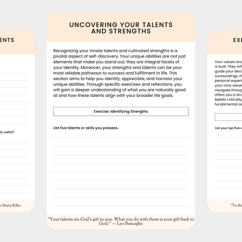 Best Self Discovery Workbook with PLR & MRR