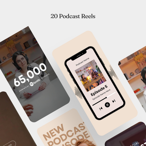 20 podcast reels