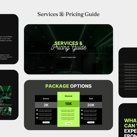 Master Resell Rights - 23-Page Services and Pricing Guide