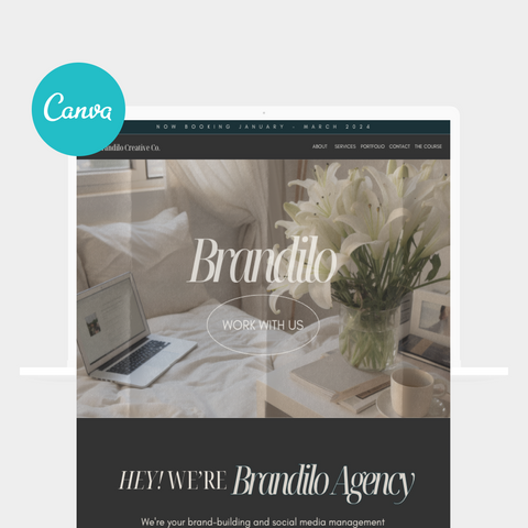 Bold Canva Website
