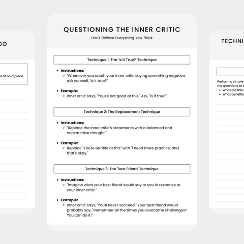 Best Growth Mindset Workbook 