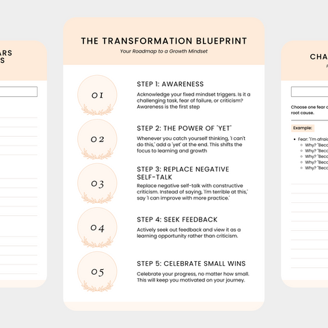 Growth Mindset Workbook 