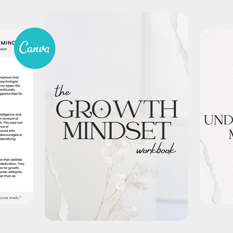 Growth Mindset Workbook with PLR & MRR - Boost Sales