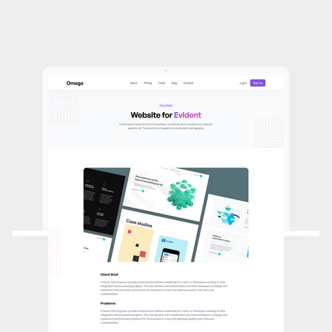 SAAS Website Template