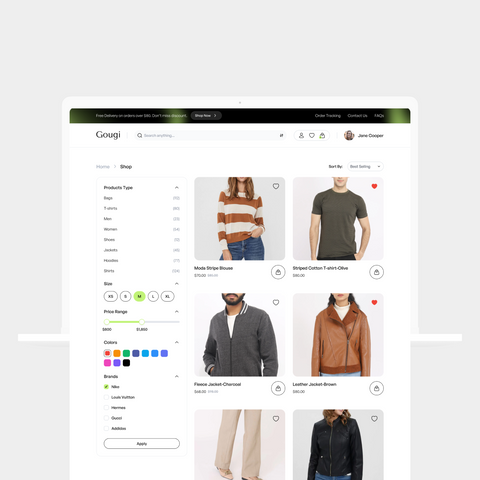 Ecommerce Website Template