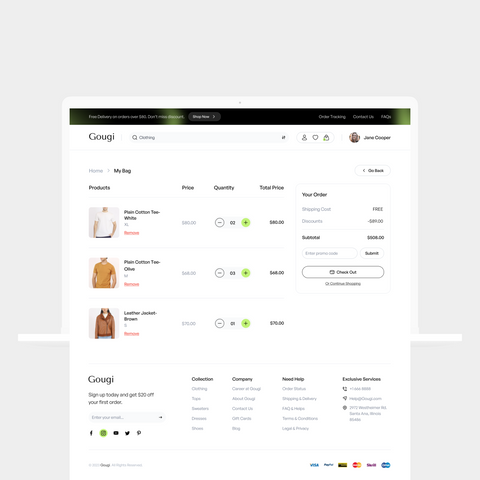 Ecommerce Website Template